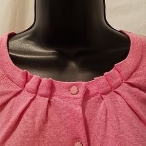 Flamingo Pink Cardigan Size Small